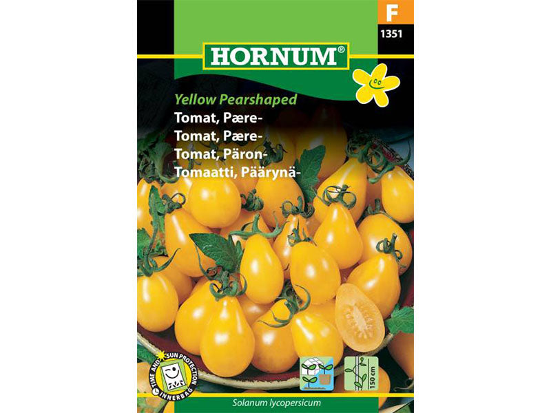 Frøpose med tomat, pæreformet, Yellow Pearshaped.