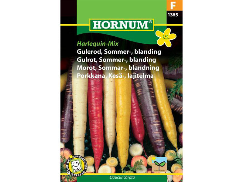 Frøpose med sommer gulerod Harlequin-mix F1.