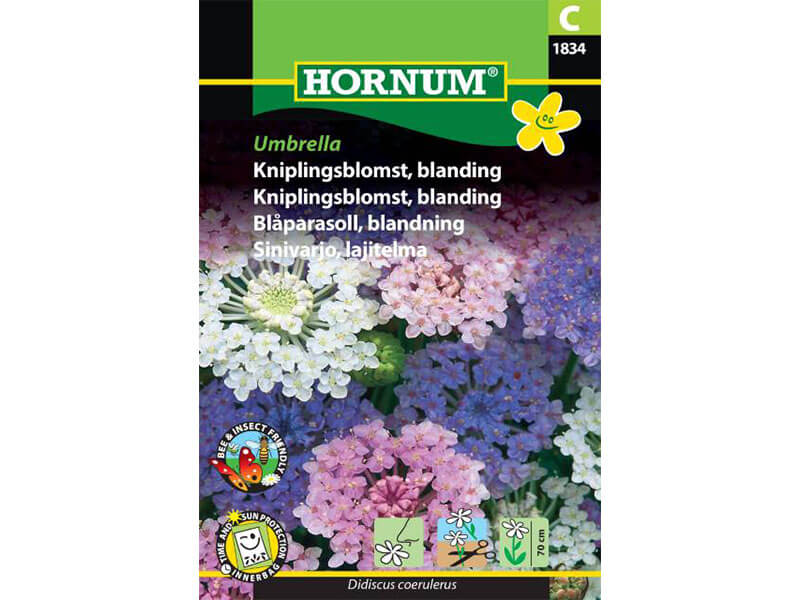 Frøpose med kniplingsblomst, type Blan, Umbrella.