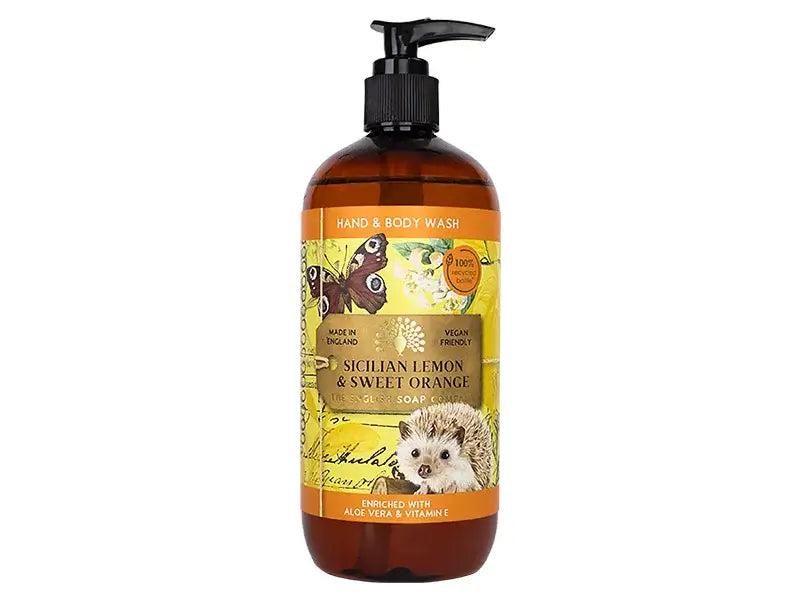 Hånd- og bodyscrub med sicilianske citroner og søde appelsiner.