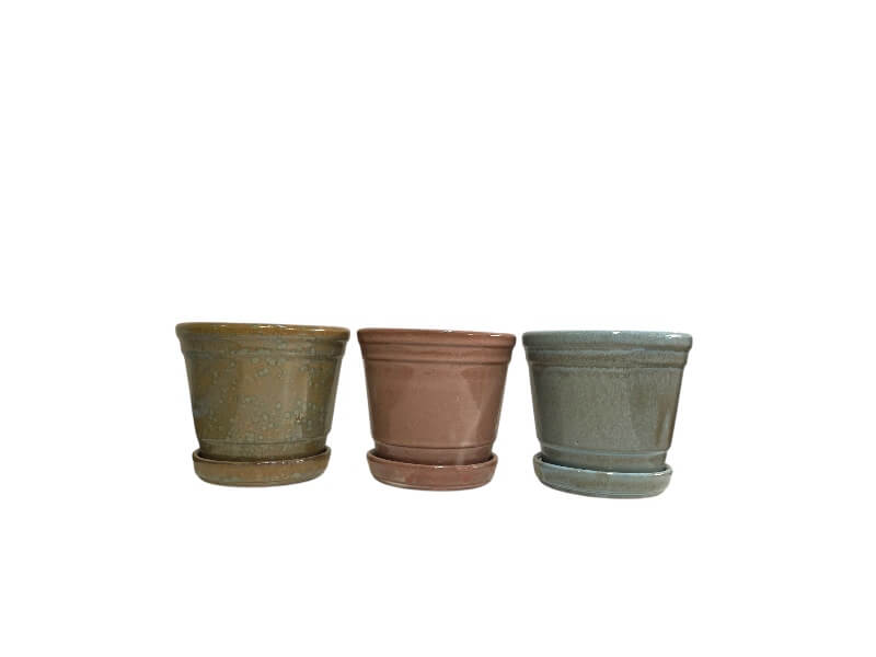Agnete - Pastel Mix vase, 12x10 cm.