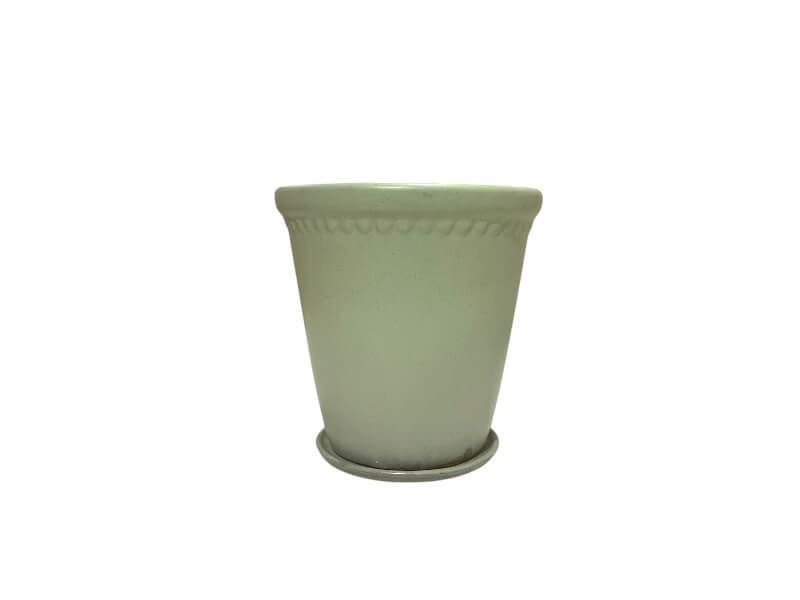 Lacepot krukke, mintgrøn, Ø 19 x 19 cm.