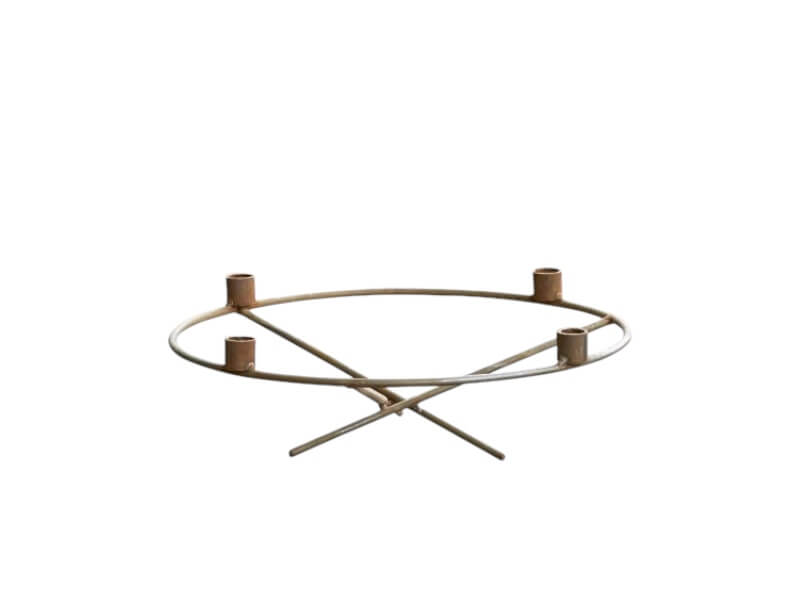 Lærke lysestage, model Natural Iron, diameter 32 cm.