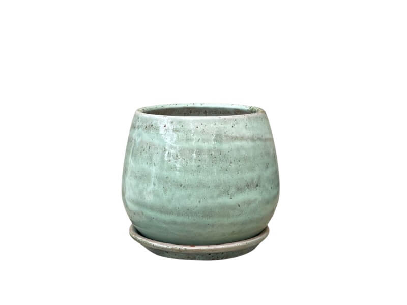 Krukke Sanne 17x17 cm i dusty green.