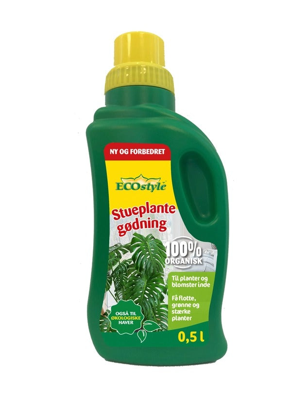 Stueplantegødning, 500 ml flaske.