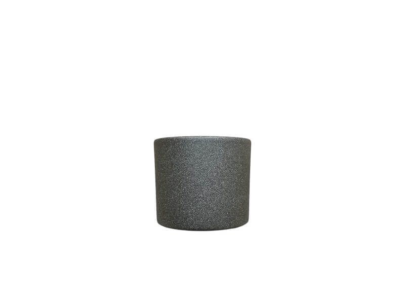 Rund Era potte, diameter 10 cm, højde 9 cm.