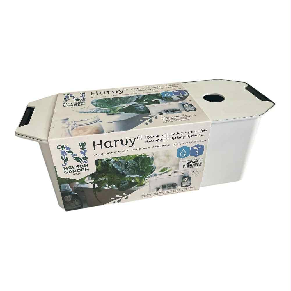 Hydroponisk dyrkning Harvy 3 hvid