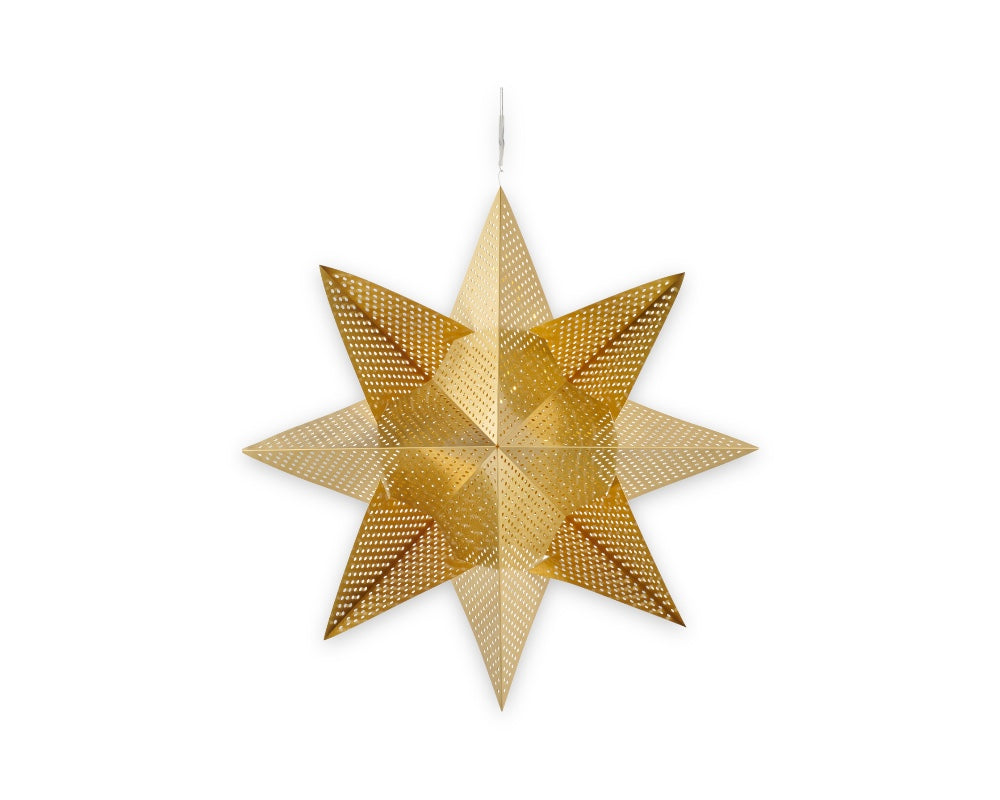 Lene Metal Star lampe, diameter 33 cm.