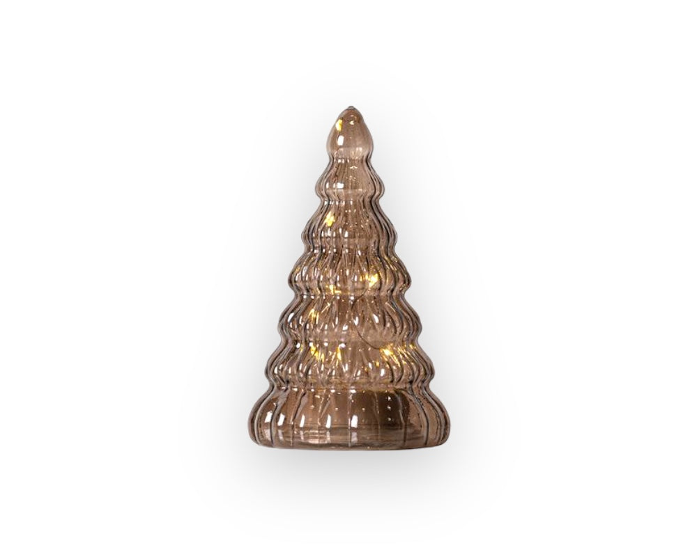 Lucy Træ Lysdekoration H23,5Cm, Dark Oak