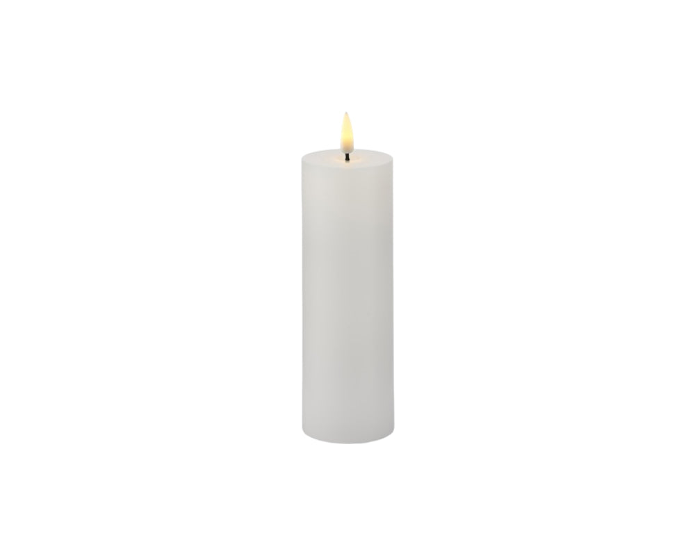 Sille genopladeligt LED lys, Ø7,5xH15 cm.