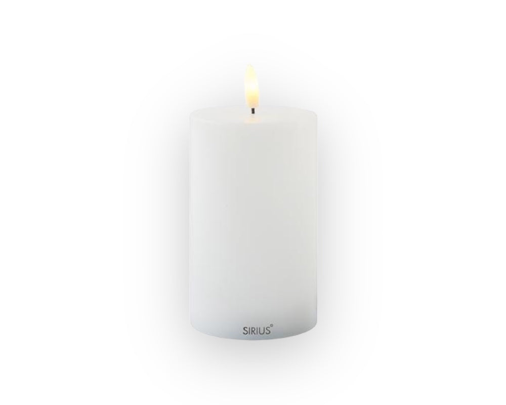 Sille Outdoor lys, Ø7,5xH12,5 cm, hvid.