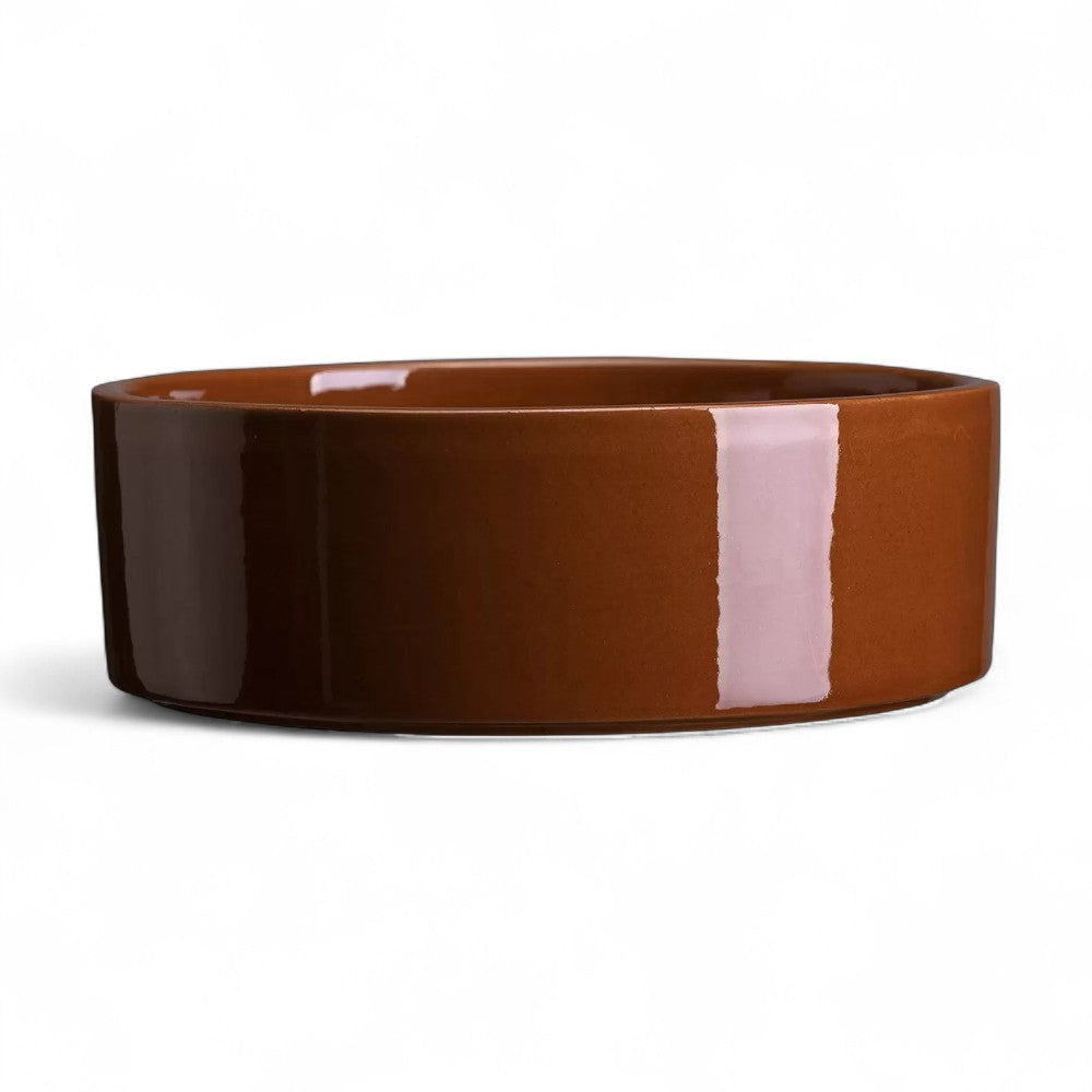 The Hoff Pot GLAZED underskål, Rusty Red - ø30 cm
