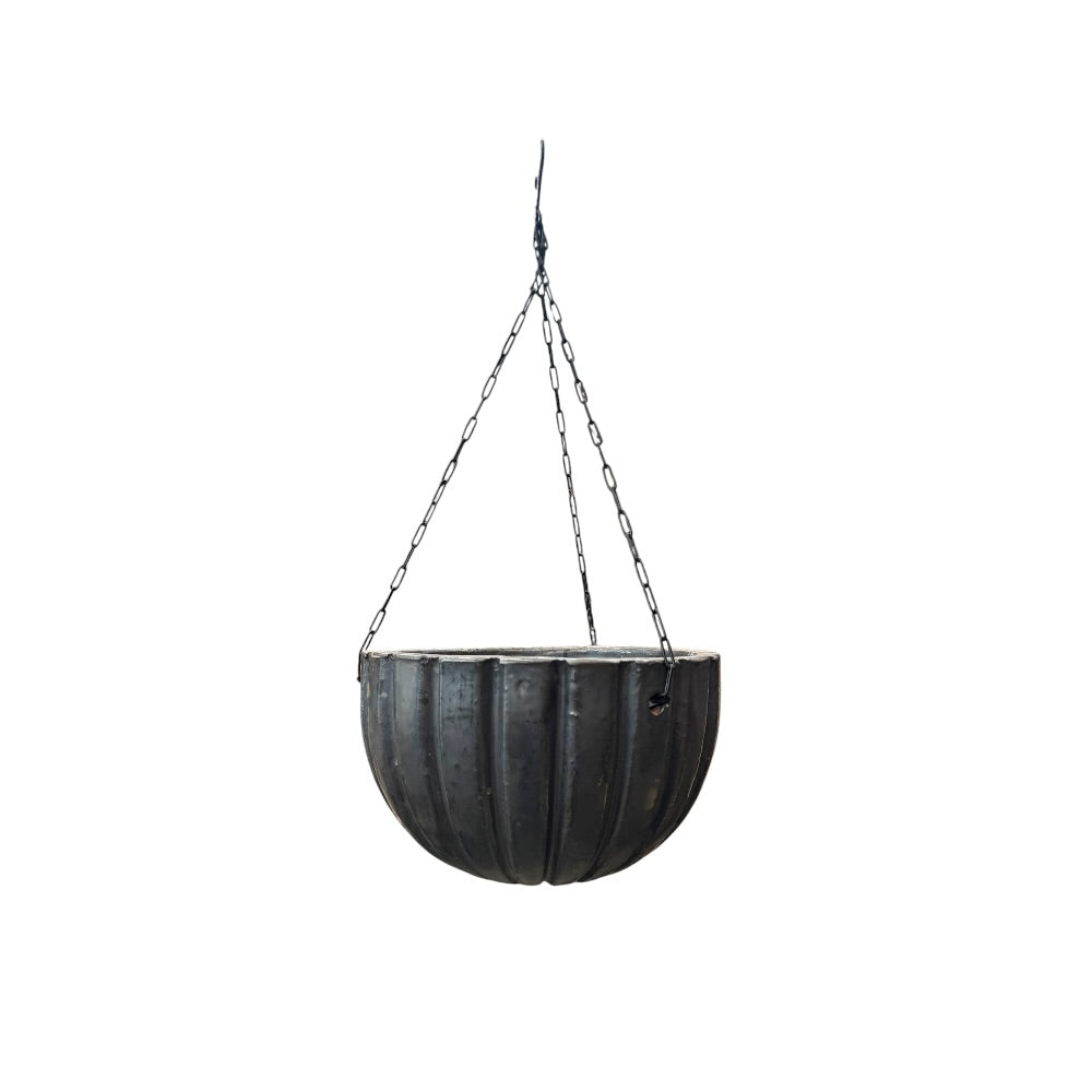 Hængeampel plisse, 27 cm - Antra