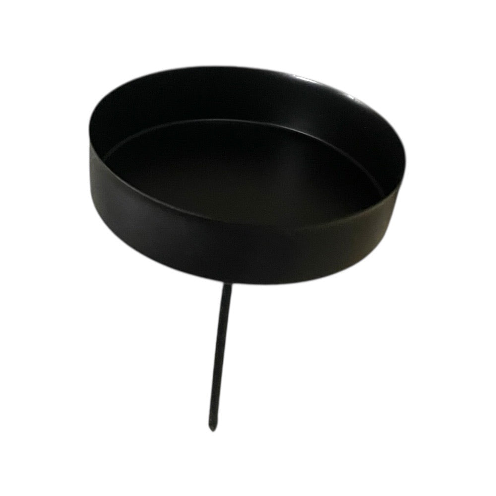 Bloklysholder Stick D: 8 cm Sort