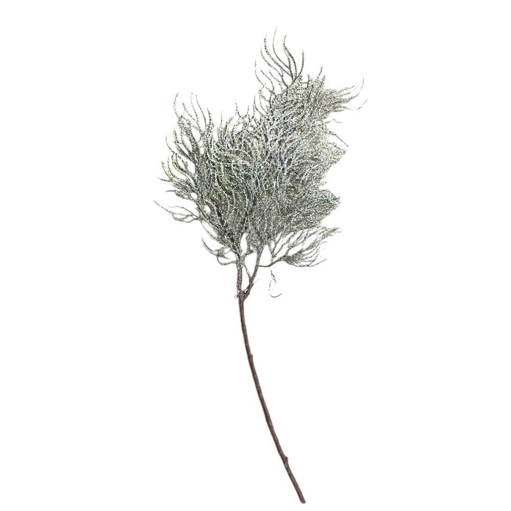 Cypress gren m/sne, plastik, 71 cm