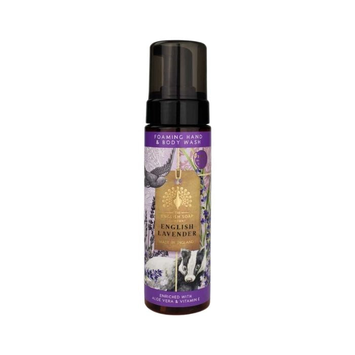 English Lavender skumsæbe til hænder og krop – 200 ml