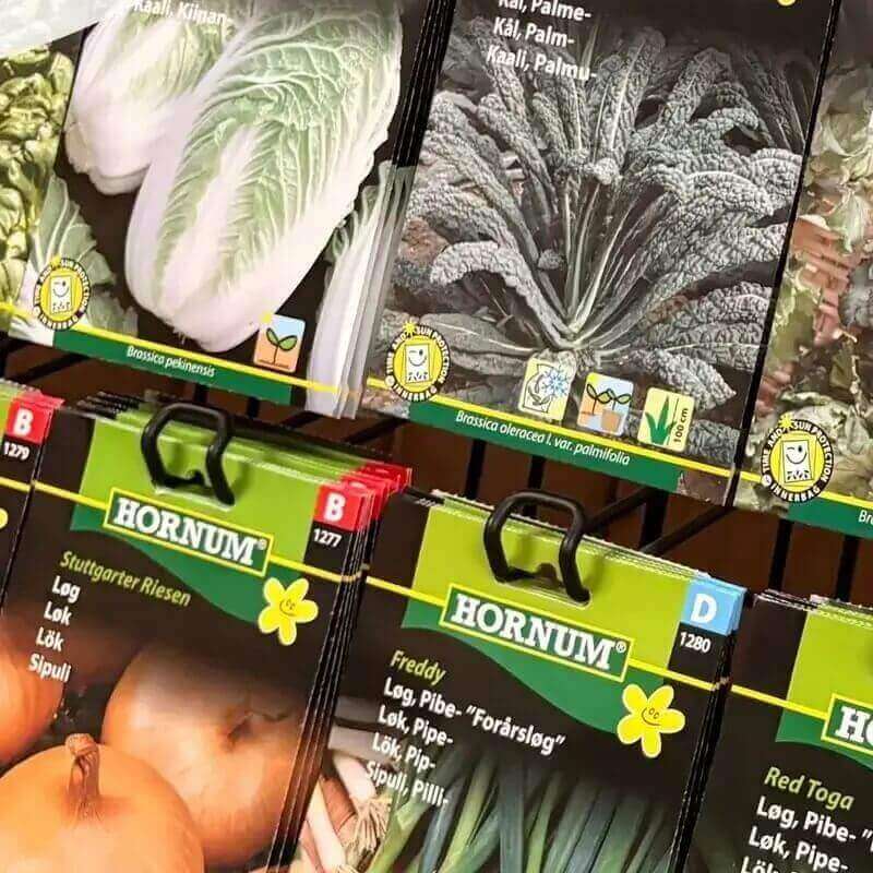 Frø til køkkenhaven - online og i vores butik i Hasselager