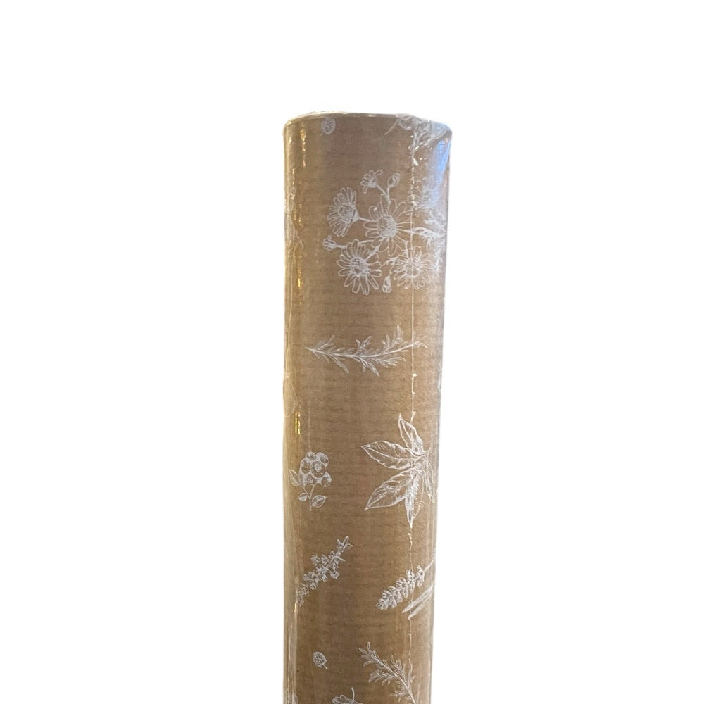 Gavepapir blomstermotiver 2 ass 5 m/rulle 24 ruller pr design