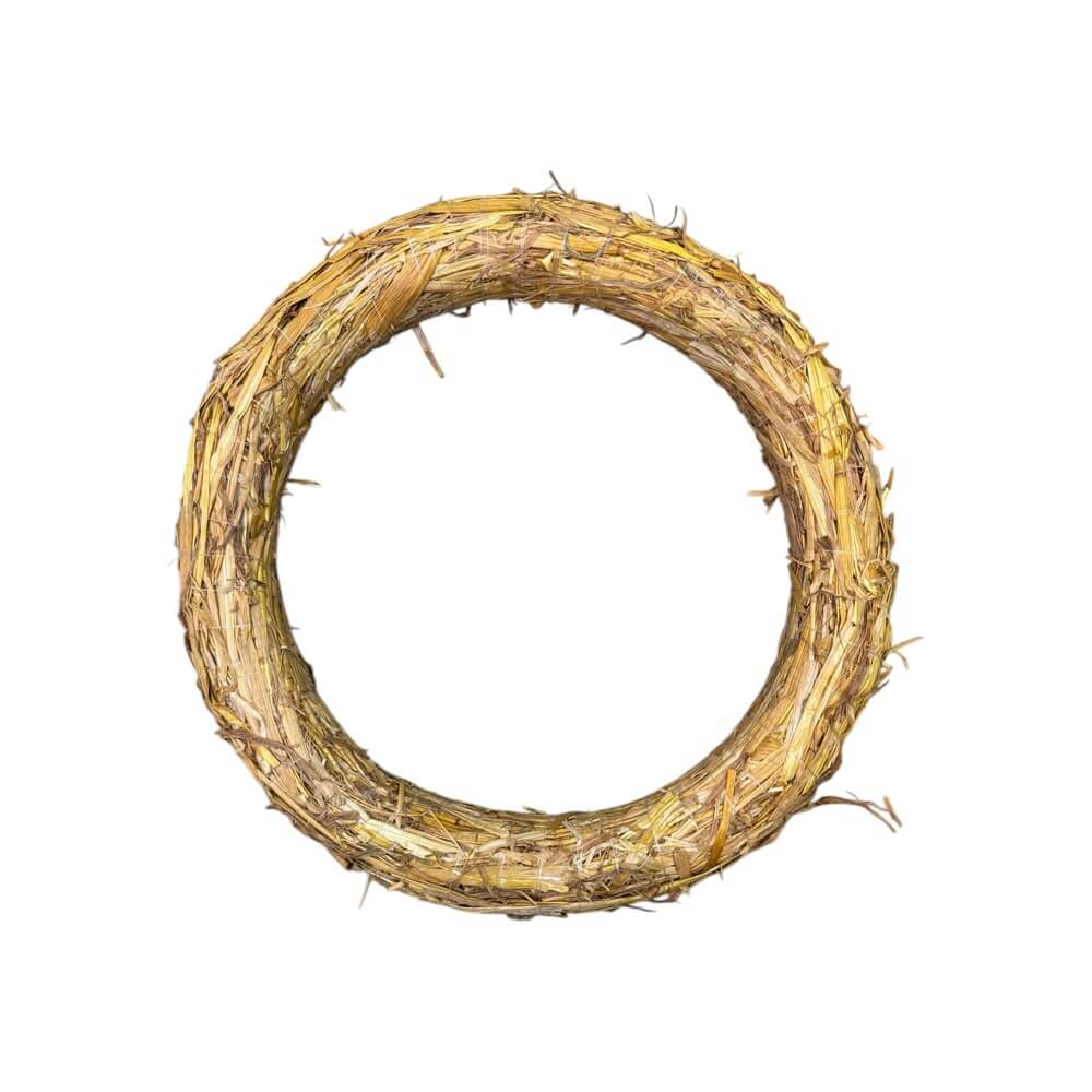 Halm krans - 3xø30cm