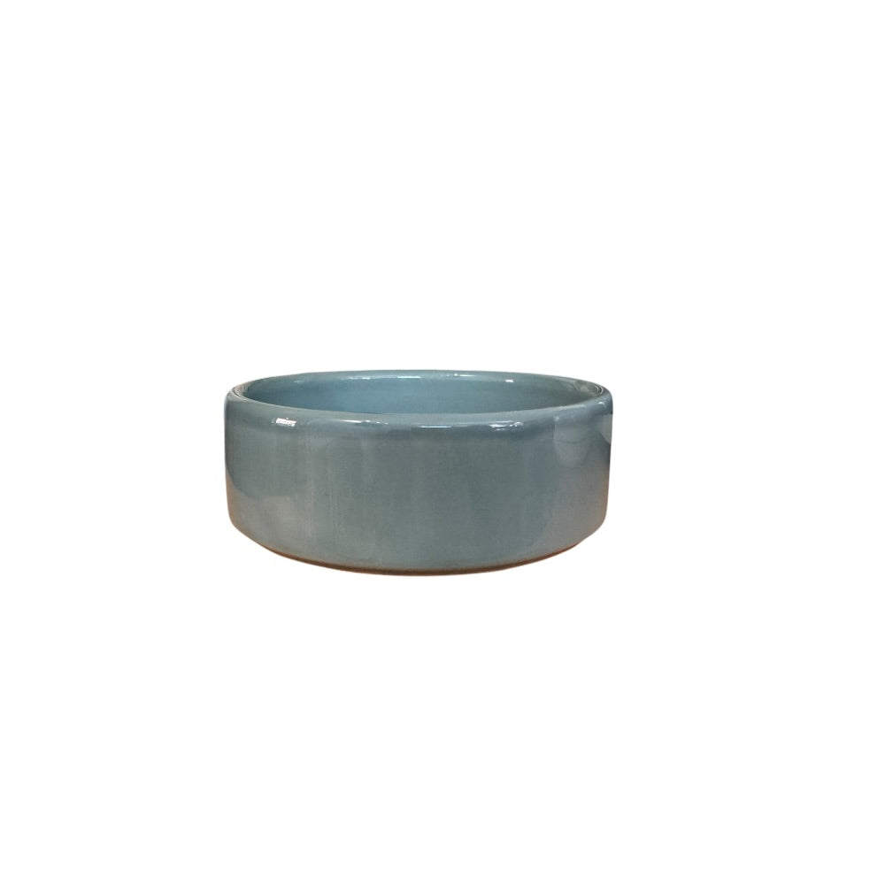 Hoff Pot underfad, Glazed Misty Blue - Ø12 cm