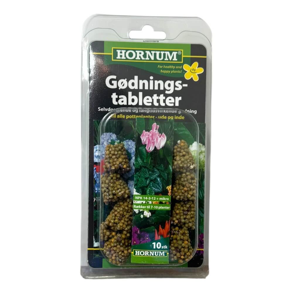 HORNUM Gødningstabletter 10 stk