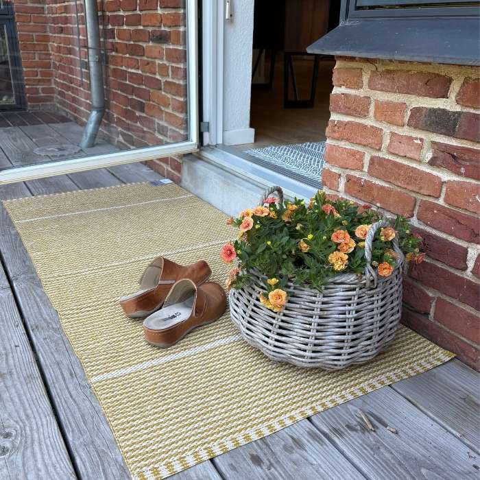 Horredsmattan Cleo, Mustard - 70x150 cm