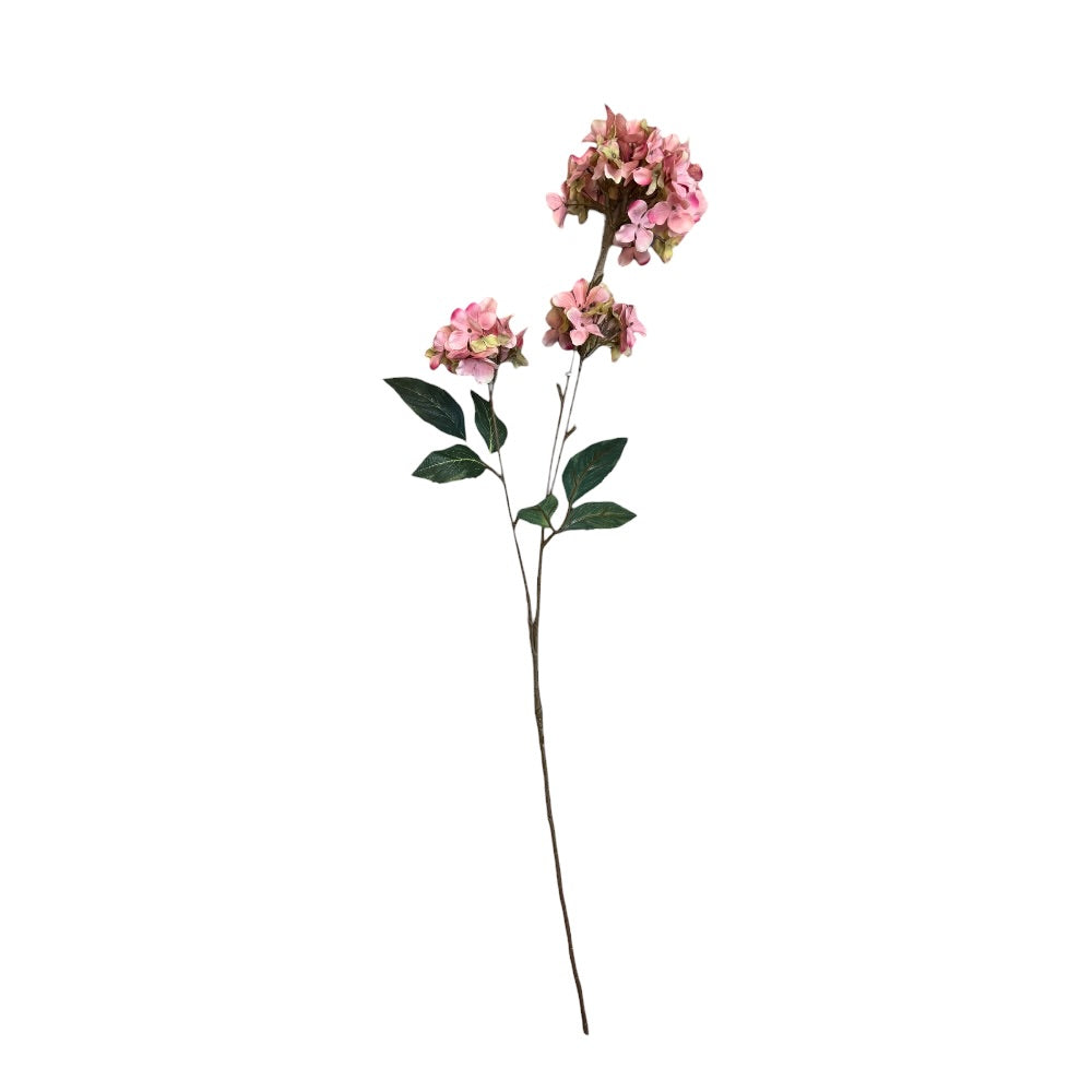 Hortensia, Hydrangea pink, l85cm - kunstig blomst 