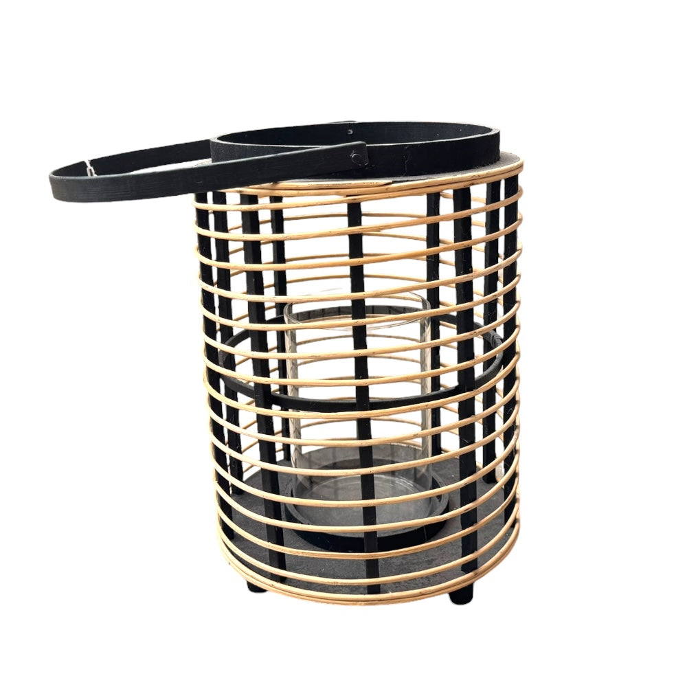 Jonas lanterne, sort - h35xd25,5cm
