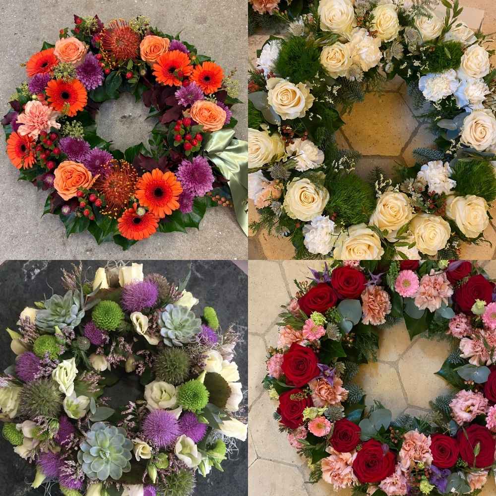 krans til begravelse fra Hobby Haven
