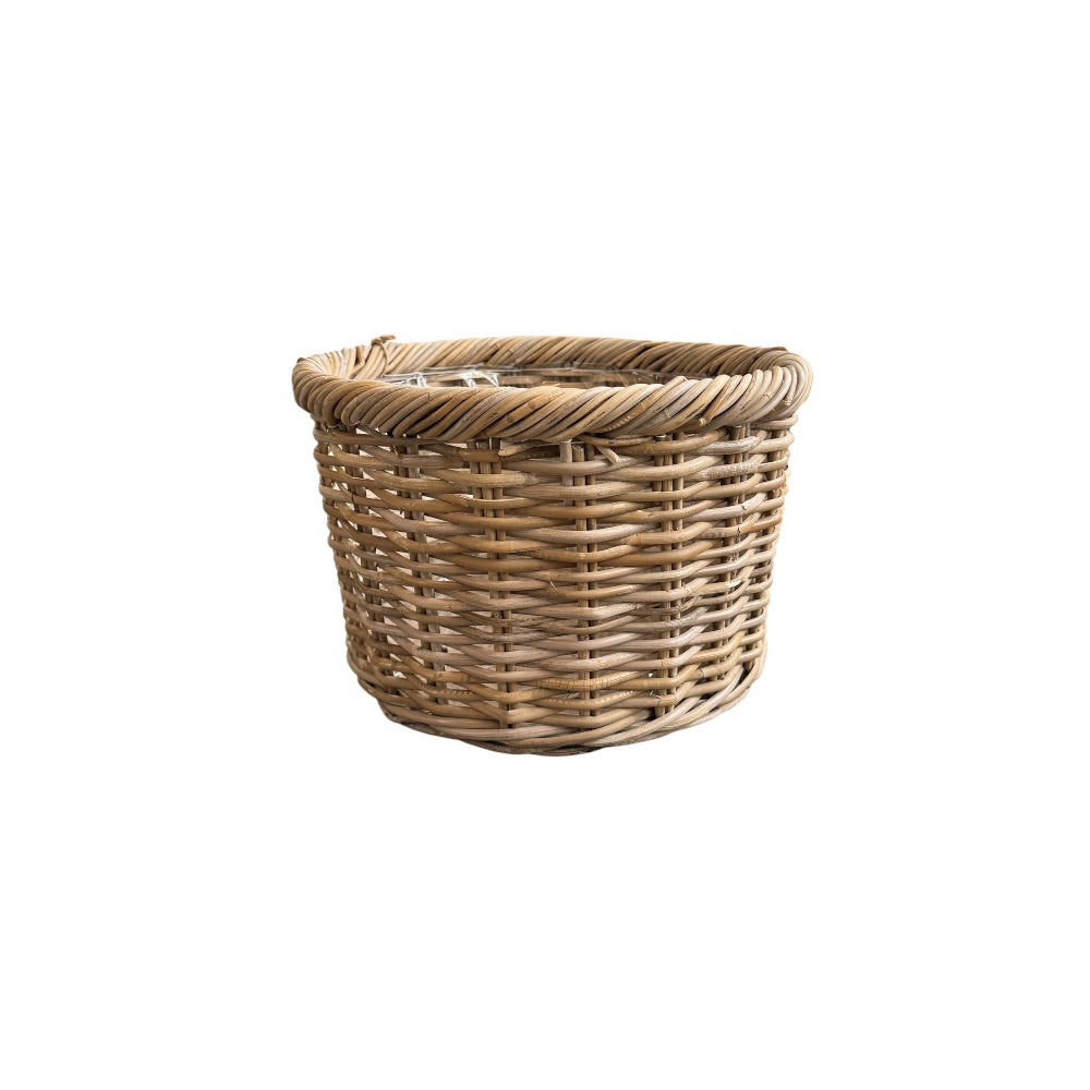 Kurv, kraftig flet - 47x29 cm