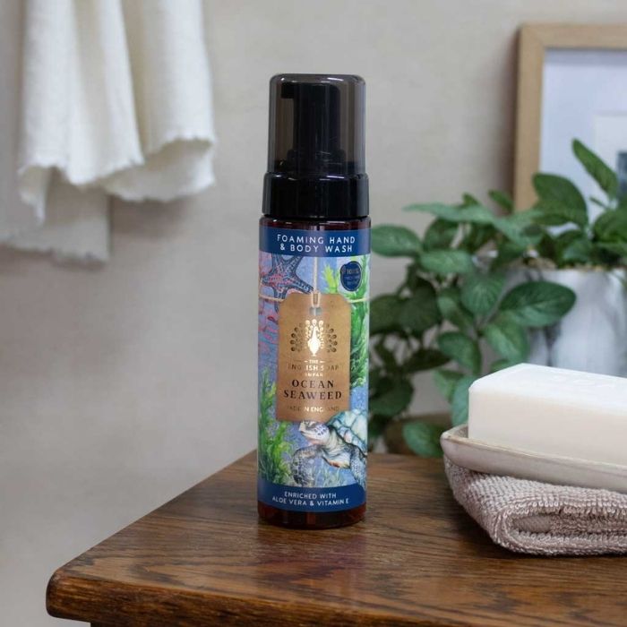 Ocean Seaweed skumsæbe til hænder og krop – 200 ml