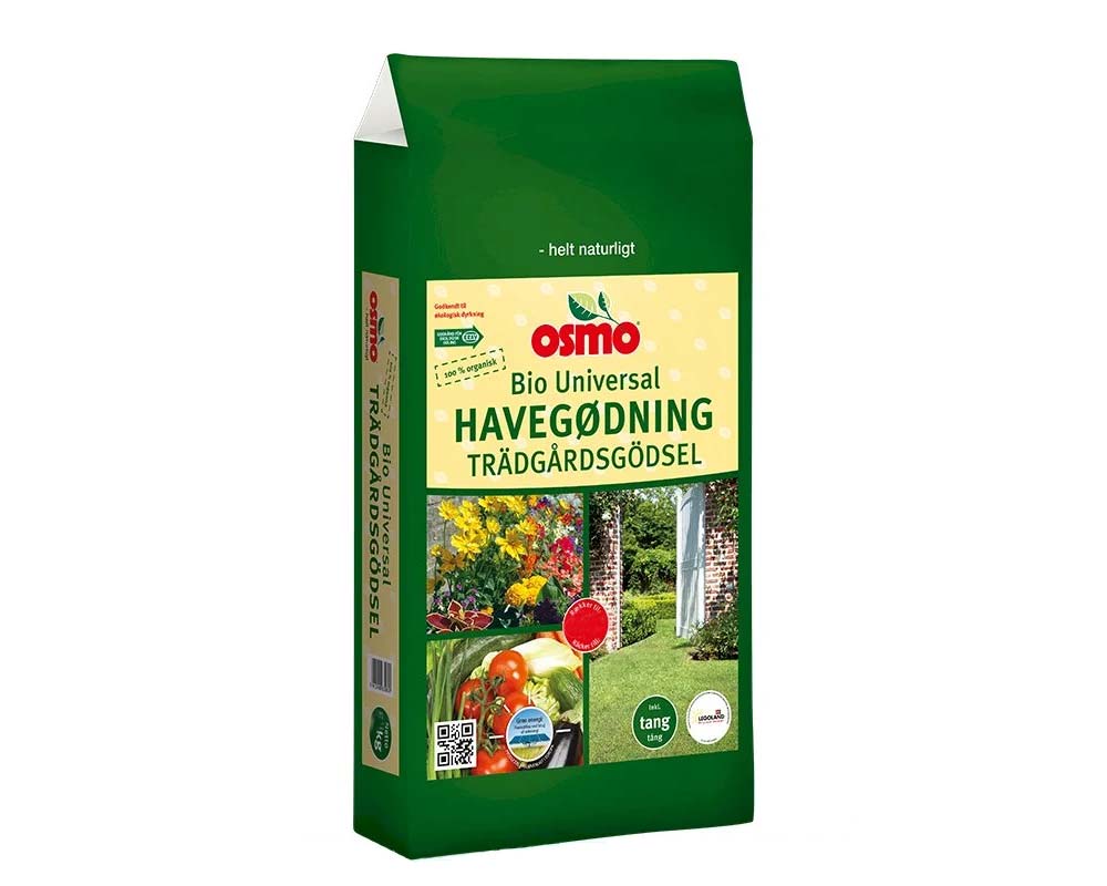 Osmo Bio Universal Havegødning 15kg til effektiv havepleje.