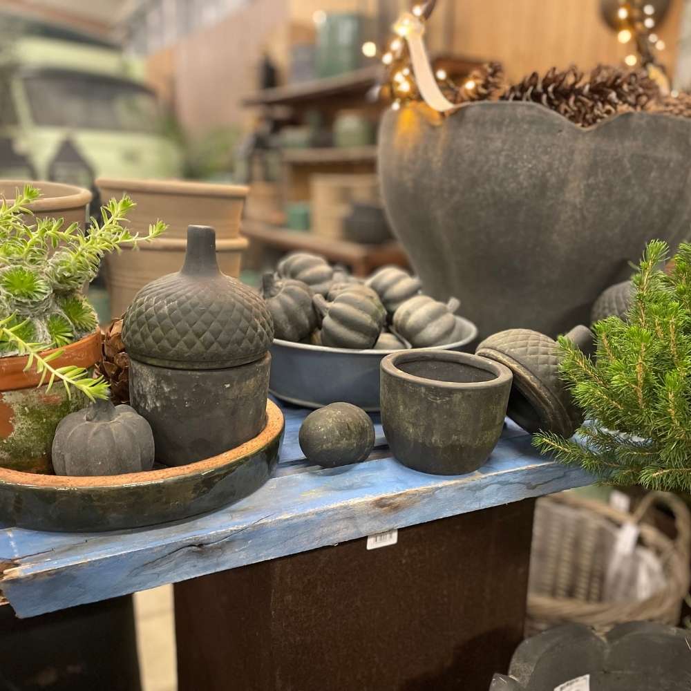 PAULA koglepynt - CHOKO PATINA samlet