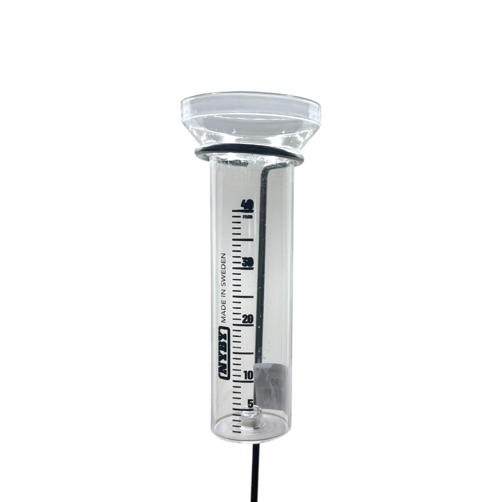 NyBY - Regnmåler Rund, Zink, Transparent glas