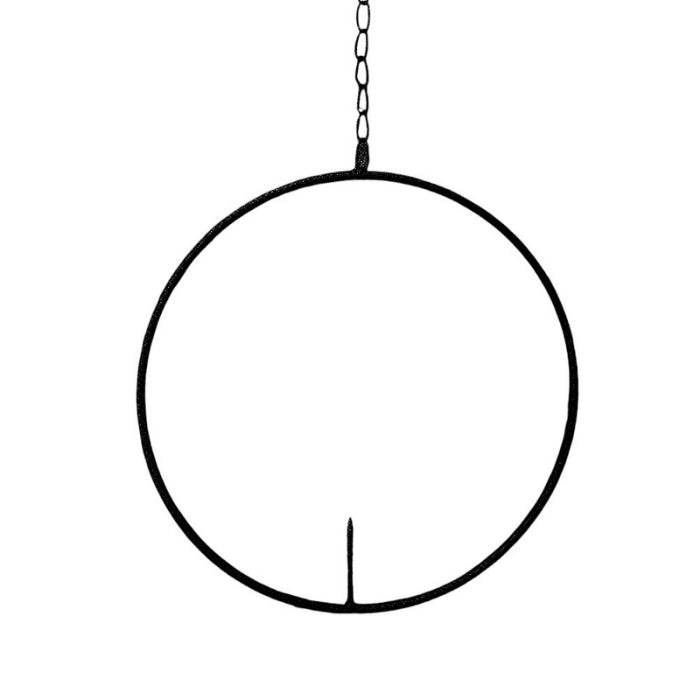 Ring med kædeophæng til dekoration