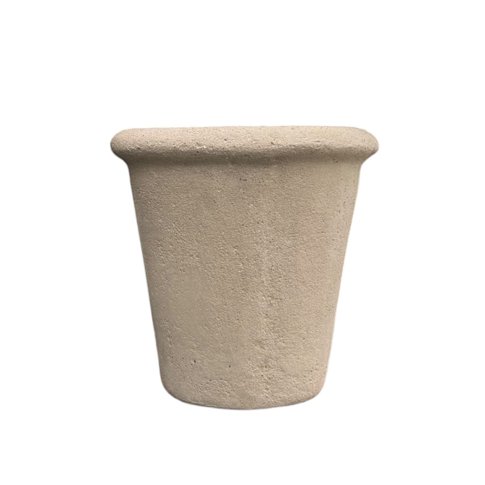 Rose potte, raw cement - ø22x23 cm