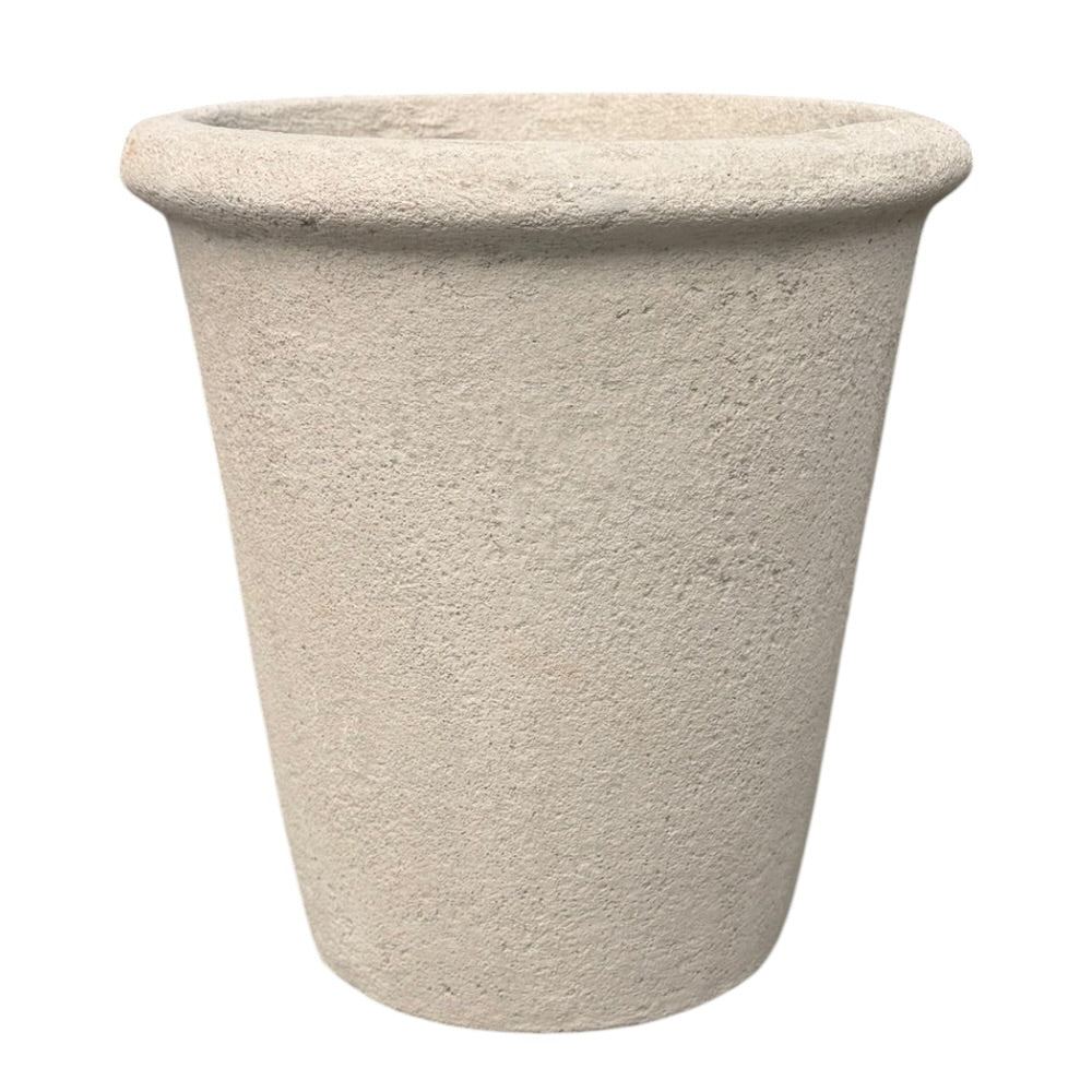Rose potte, raw cement - ø39x40 cm