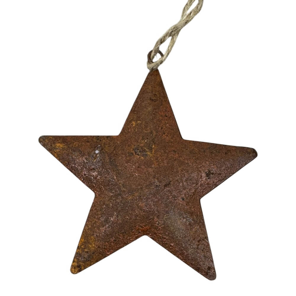Stjerne i metal - 9 cm