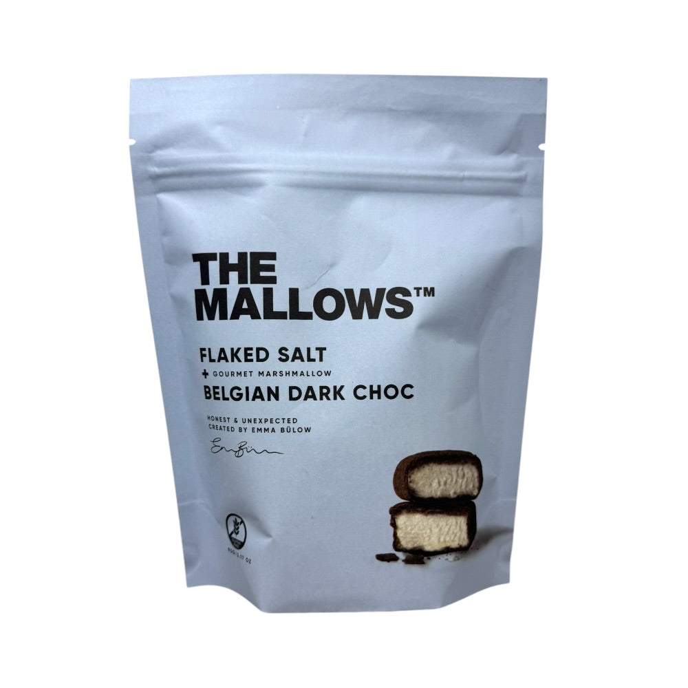 The Mallows, Flaked salt, belgiuan dark choc – 90 g