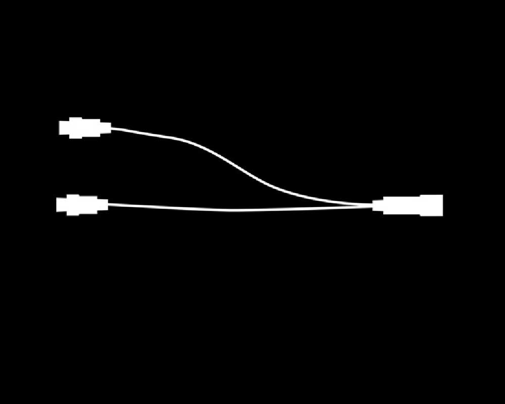 Sirius Top-Line 2-split 30cm til deling af lyskæder.