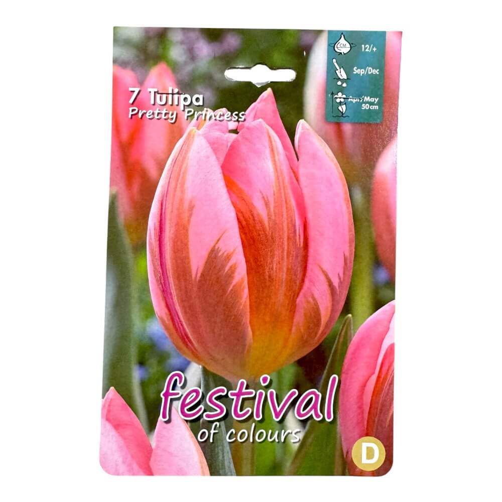 Tulipanløg, Tulips ´Pretty Princess´ - 7 stk. 