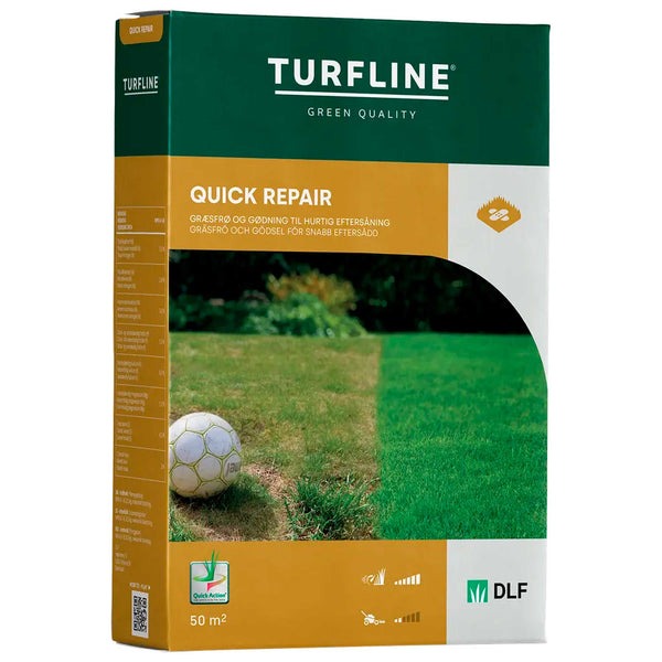 Turfline Quick Repair græsfrø, 1 kg til reparation af plæner