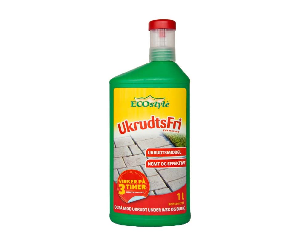 UkrudtsFri KVIK 1000 ml koncentrat til ukrudtsbekæmpelse.