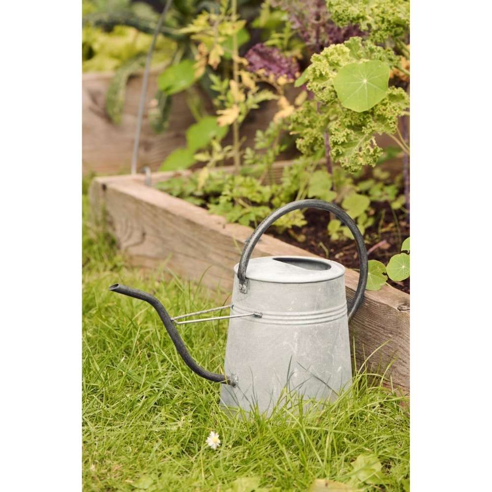 Ib Laursen Vandkande grå m/sort hank og tud 2,3 ltr